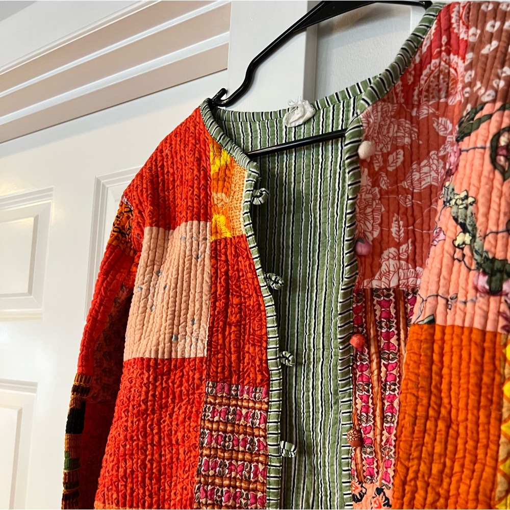 Cotton Patchwork Quilted Jacket - image 3